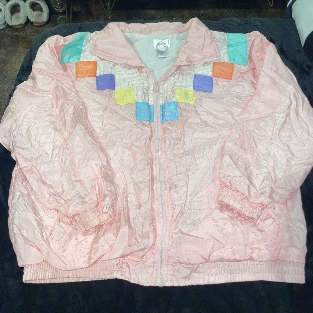 Vintage 80’s Pink Tracksuit Jacket